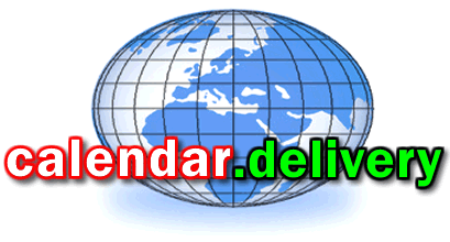 calendar delivery day, 12 months in a year delivering daily